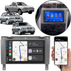 Kit Multimídia Carplay Gol Parati Saveiro G3 7 Pol MP5 Touch-screen + 