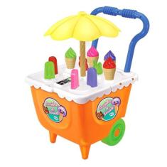 Carrinho De Sorvete 468 - Tilin Brinquedos, Laranja