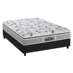 Kit Cama Box Casal Completa 138x188 Guarda Costas Próextreme Plus D45 Suede Gray Probel