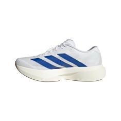 adidas Tênis masculino Silvmt/Ironmt/Halsil Adizero Evo SL M met.Iron met./Halo Silver 11.5 EUA, Branco/azul royal/rubi puro, 9.5 Wide