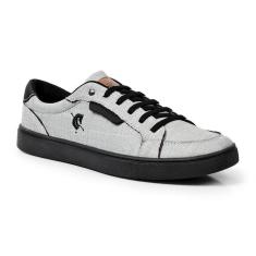 Tênis Sapatênis Masculino Cadarço Bico Redondo Dia a Dia-Masculino