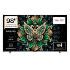 Smart TV TCL 98 Polegadas 98C6K 4K UHD QD-Mini Led Google Tv HDR 10+