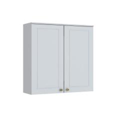 Armário Aéreo Cozinha Modulado Americana C/ 2 Portas Branco - Henn