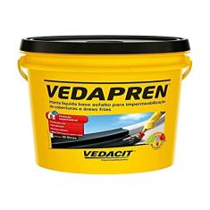 Manta Líquida Vedapren Parede, Preto, 18 L, Vedacit