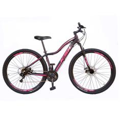 Bicicleta Feminina 29 KSW MWZA 24V Shimano Freio Hidráulico