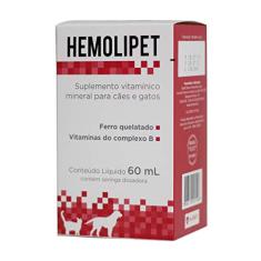 Avert Suplemento Hemolipet Para Cães E Gatos 60Ml