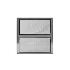 Vitro Basculante Alumínio Brilhante 40 (A) x 40 (A) - Hale