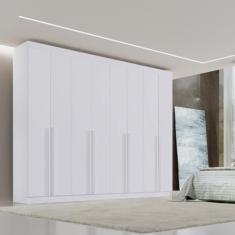 Guarda-roupa Casal 08 Portas Império Branco