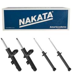 4 Amortecedor Volkswagen Voyage 2009 a 2020 Dianteiro Traseiro Nakata