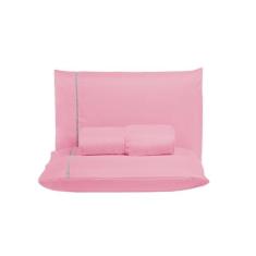 Kit jogo Lençol Queen 3 Peças 400 Fios Ponto Palito Conjunto Cama Box 