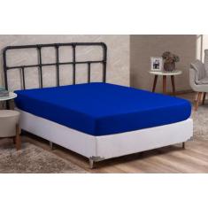 Lençol de Cama King Size PREMIUM 30CM Altura Cama Box Liso Avulso com 