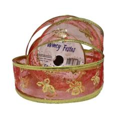 Kit 3 Fita de Natal Decoração Enfeites Detalhada 4cmx3m Cada - Cromus,