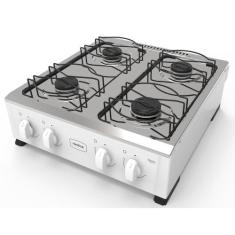 Fogão 4 Bocas a Gás Realce Bivolt CR213 - Multimóveis, Branco, 127/220