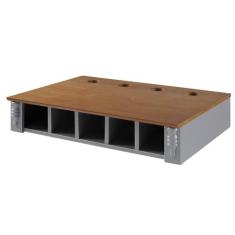 Armário de Cozinha Garrafeiro de Madeira 5 Garrafas 76 cm Hannover - M