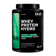Whey Protein Hydro Chocolate Pote 900g – Absorção Rápida – Ganho Muscular – Baixo Teor de Lactose – Dux Human Health