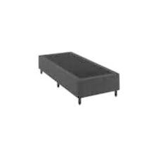 Base Box Solteirão King Sintético Preto