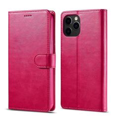 GSYH Capa flip para iPhone 13 Mini/13/13 Pro/13 Pro Max, capa carteira de couro legítimo slots para cartão Kickstand TPU à prova de choque capa protetora magnética fólio capa, vermelha, 13 15,1 cm
