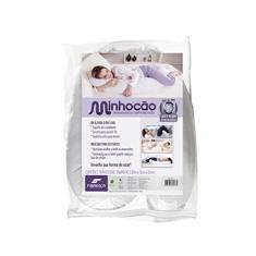 Travesseiro de Corpo Minhocão para Gestante - 21x150 cm - Fibrasca, Branco