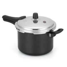 Panela De Pressão 4,5 Fast Polida Alumínio Nacional Preta