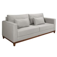 Sofá 3 Lugares Bahamas Linho Gelo 200 cm