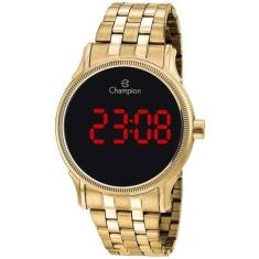 Relógio Champion Feminino Digital Dourado Ch40204H