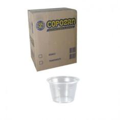 Pote Plastico Transparente  200 ml 1000 unidades Copozan