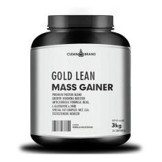 GOLD LEAN MASS GAINER HIPERCALÓRICO 3KG 100 Doses - CleanBrand, Baunil