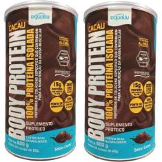 Kit 2 Body Protein Equaliv 600g Cacau