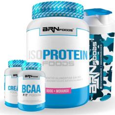 Kit IsoProtein Foods 900g + Creatine Foods 100% 300g + BCAA 100g Tange