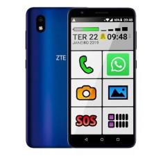 Celular Idoso Letras e Numeros grandes 32GB Azul 4g - Zte