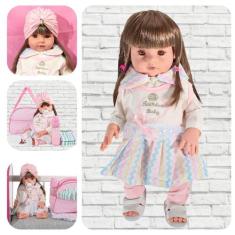 Bebê Reborn Realista Menina Loira Preço+Barato 100% Silicone - Cegonha