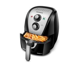 MONDIAL Fritadeira Sem Óleo Air Fryer 4L, Preto/Inox, 1500W, 110V - AFN-40-BI