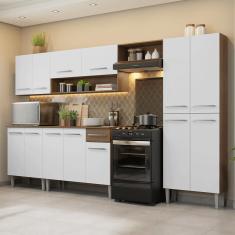 Armário de Cozinha Completa 293cm Emilly Madesa 01