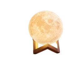 Umidificador Aromatizador Luminária Abajur Lua Cheia 3D - Lua Lumi