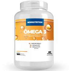 Ômega 3 180 Cápsulas NewNutrition, Natural, 180 cápsulas