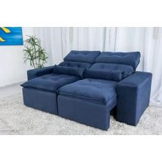 Sofá Retrátil e Reclinável 2,00m em Tecido Suede - Veneza Estofados, A