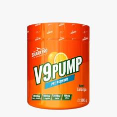 Pré-Treino V9 Pump Pote 300g Shark Pro Refrigerante de Laranja