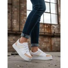 Tênis Feminino Casual Sapatênis Moda Blogueira Original Oferta - Teneh