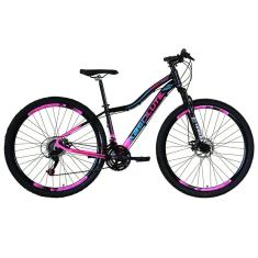 Bicicleta Aro 29 Feminina Absolute Hera Alumínio 24v Freio a Disco Suspensão Dianteira Bicolor-Feminino