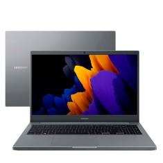 Notebook Samsung Intel Core i7 11ª Geração -1165G7, 8GB, 256GB SSD, Tela de 15,6, Intel Iris Xe,Cinza- NP550XDA-KS1BR