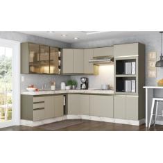 Cozinha Modulada Conect com 11 Peças Duna/cristal - Henn