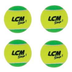 Kit Bola de Tênis Stage 1 LCM com 4 Unidades-Unissex