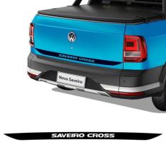 Faixa Saveiro Cross G7 2017 até 2020 Adesivo Traseiro Preto - SPORTINO