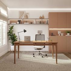 Escrivaninha 160cm Miriti Cabecasa Madeiramadera Madeira/Cinamomo