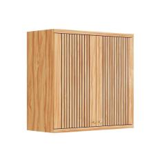 Armário De Cozinha Modulado Sauvignon 2 Portas Frisada 80cm Amendoa - Ronipa