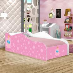 Cama Fun Bailarina Solteiro Com Colchão