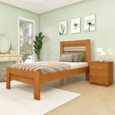 Cama Solteiro 100% MDF Safira - Tcil Móveis