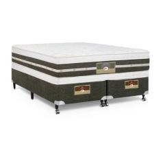 Cama Box Queen Castor Silver Star Air Double Face Tecnopedic 158x198x6
