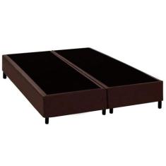 Cama Box Base Universal CRC Linhão Brown Queen 158x198 - A Costa Rica