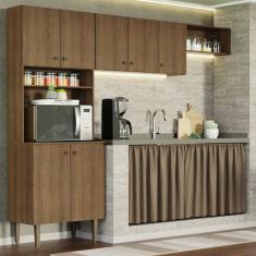Armário de Cozinha Compacta Quiosque 235cm Gourmet Madesa 01